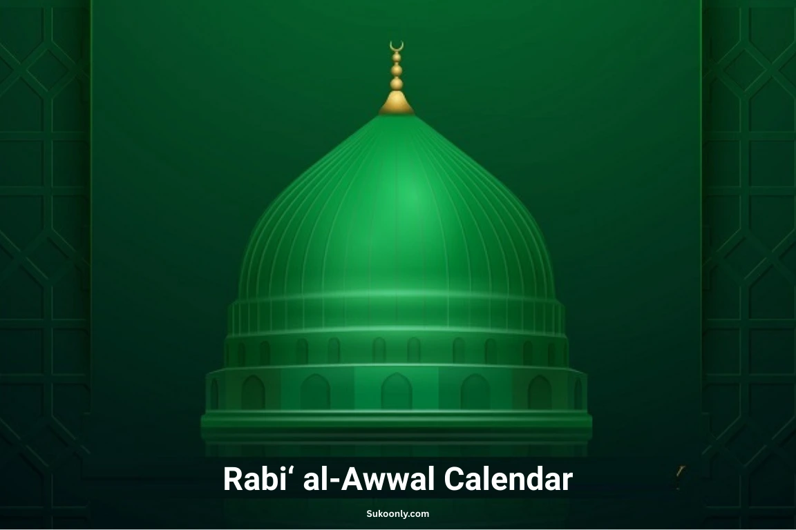 Rabi‘ al-Awwal Calendar