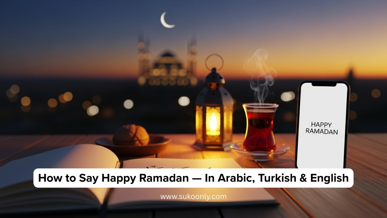How to Say Happy Ramadan — In Arabic, Turkish & English