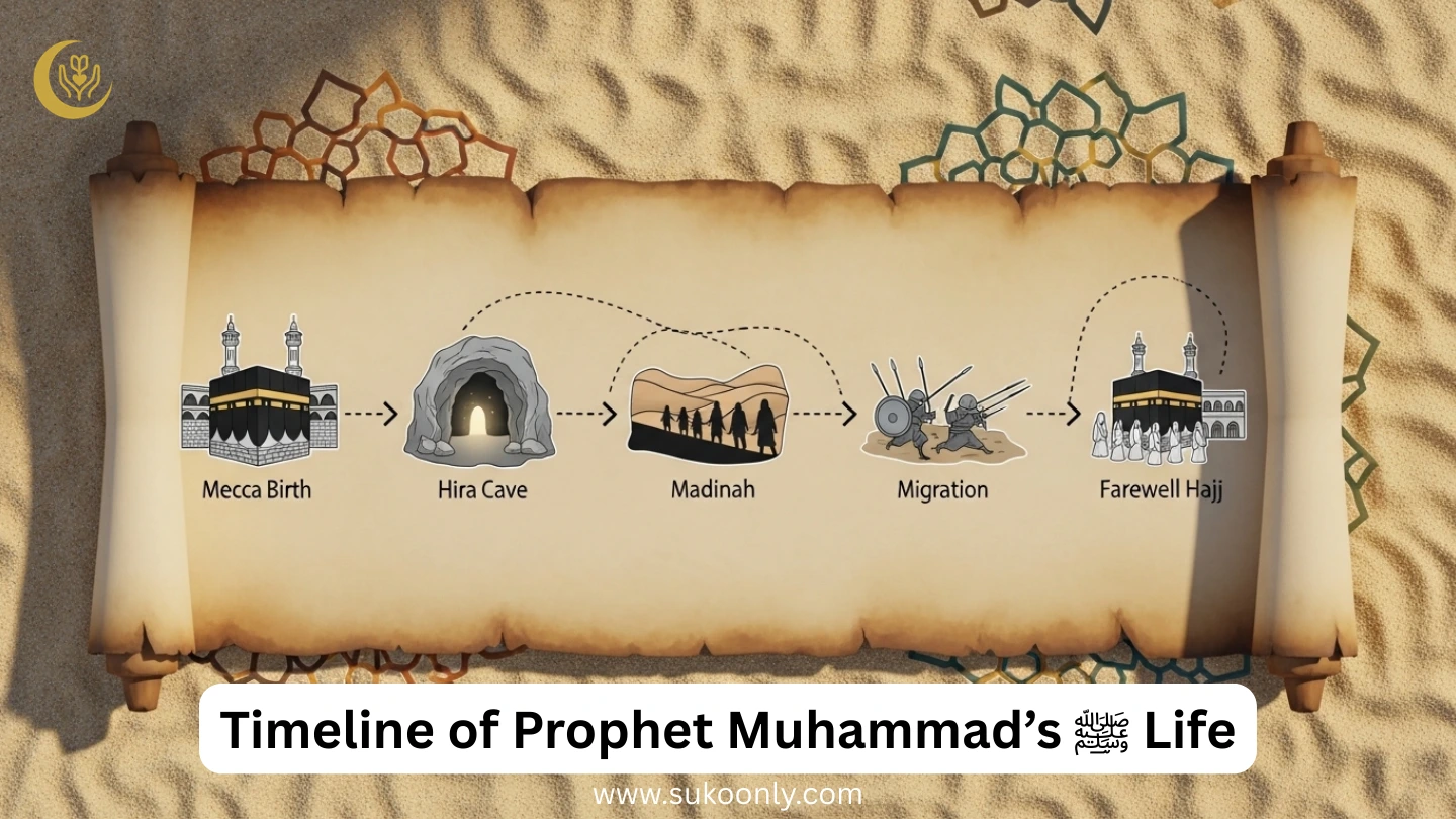 Timeline of Prophet Muhammad’s ﷺ Life